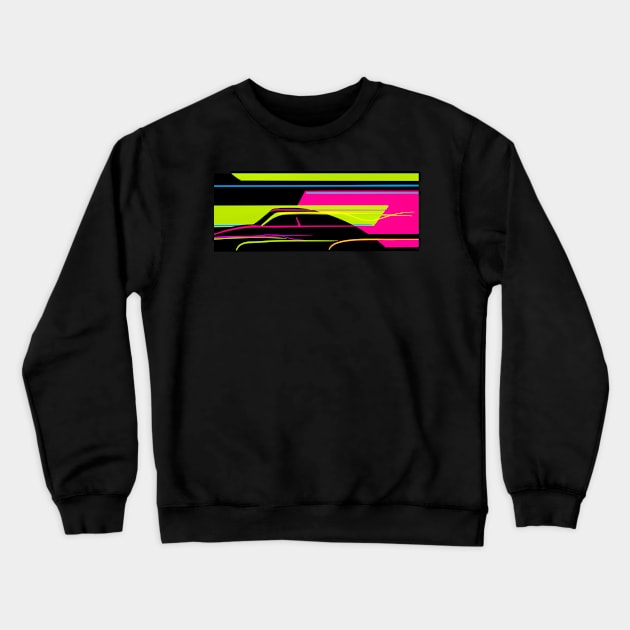 Neon speed car Crewneck Sweatshirt by Izzzzman